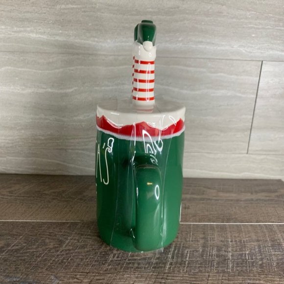 Rae Dunn Santas Elf Topper Mug - Picture 2 of 5